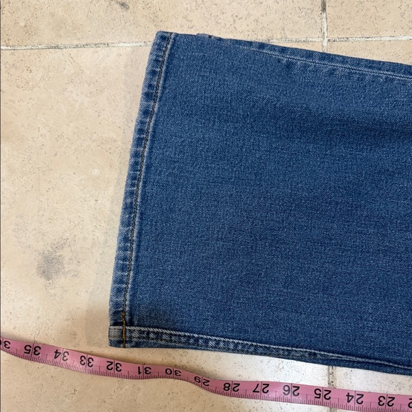 Re/Done Mid Rise Wide Leg West Coast Fade - Picture 5 of 6